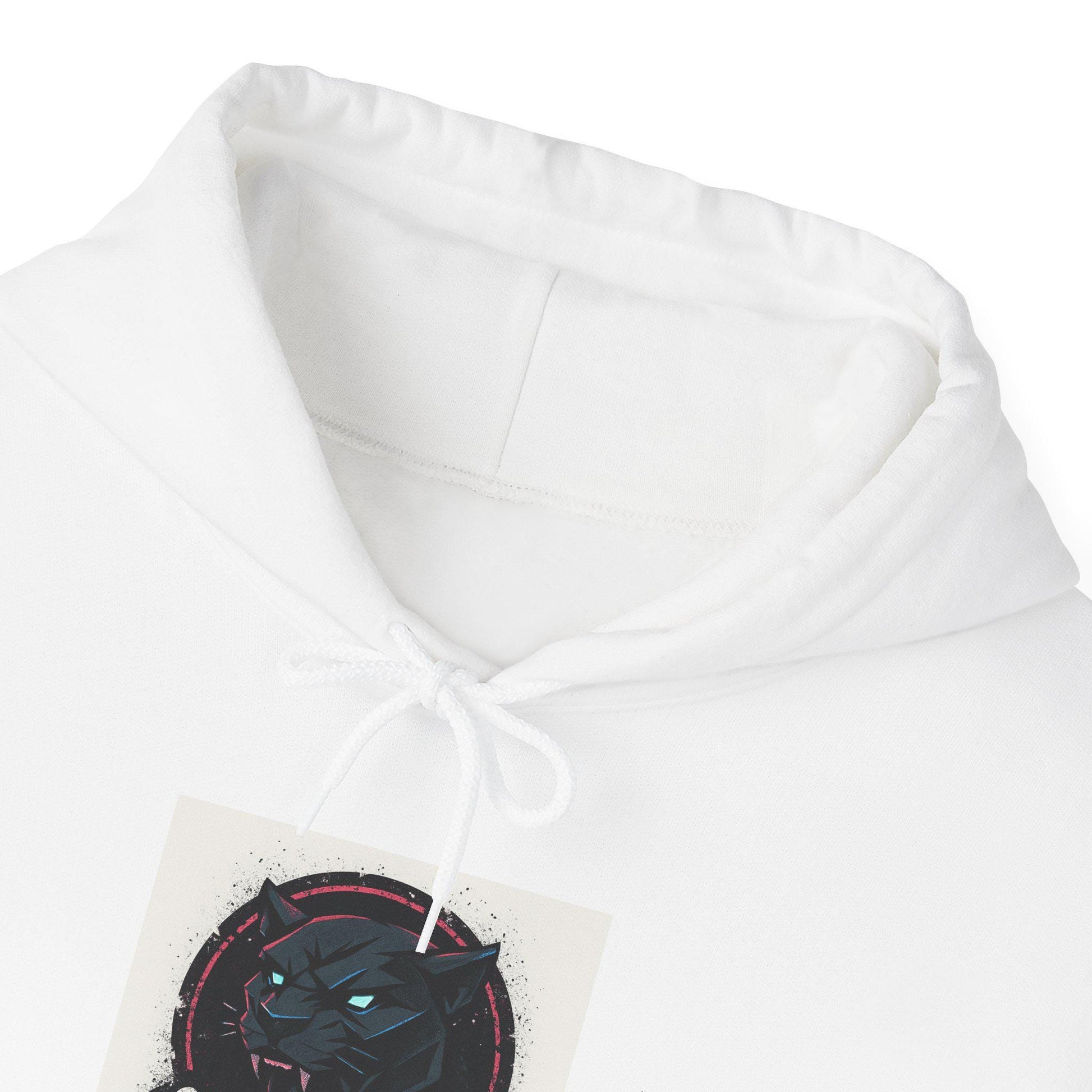 Streetwear Black Panther Logo Hoodie | Urban Graphic Pullover